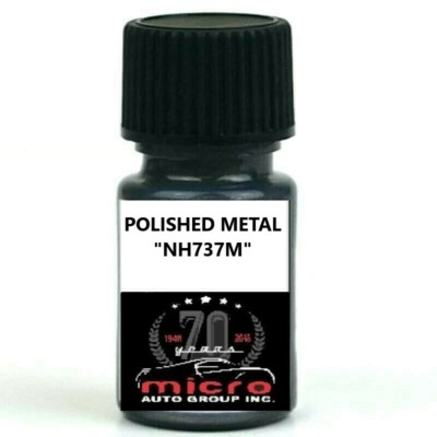 Touch up Paint Kit With Brush 2 Oz For Honda Polished Metal NH737M SHIPS TODAY