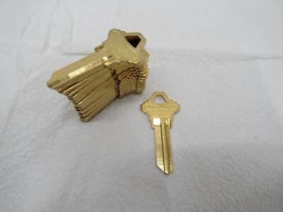 Lot of 20 Hillman Brass Key Blanks SC-1 P/N 86915 Locksmith Lot