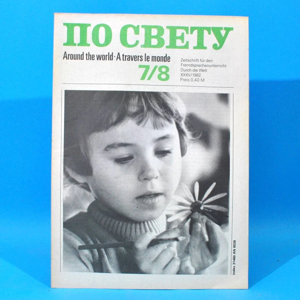 DDR Po swetu 7/8 von 1982 По свету | Russisch Englisch Französisch | Schulbuch - Bild 1 von 1