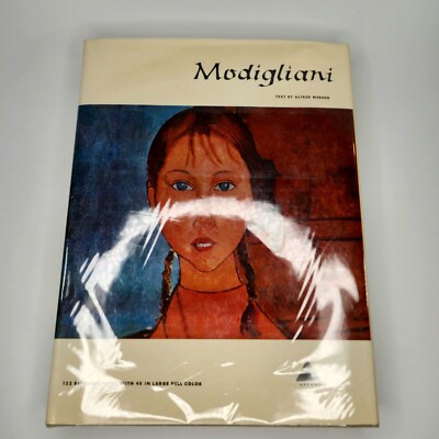 Modigliani Alfred Werner Art Book 1st HC Ptg.  Abrams 1968  Gorgeous