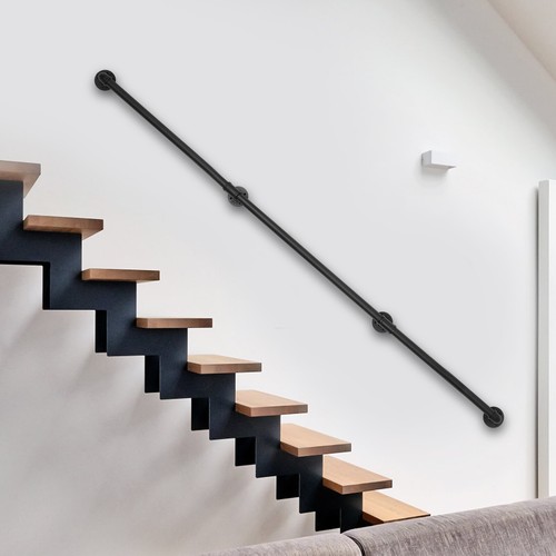Tubo de hierro pasamanos gel de escalera?nder gel?nder pasamanos de pared escalera 360 cm DHL - Imagen 2 de 18