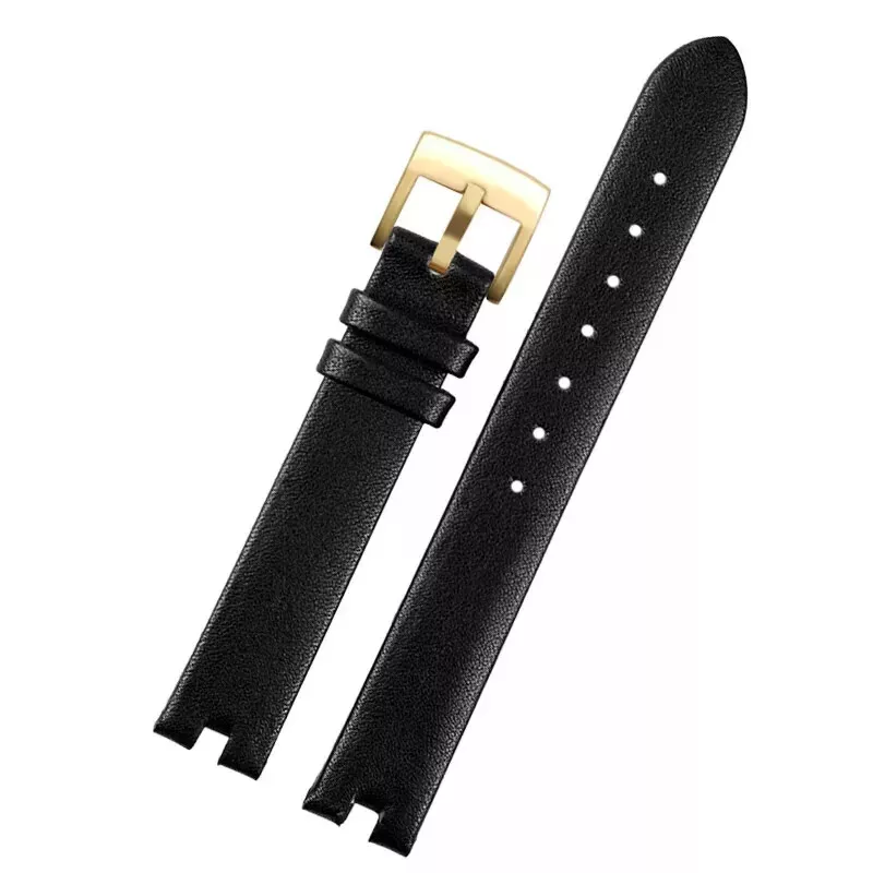Bracelet de montre en cuir pour Gucci YA141401 YA141404 12mm 14mm encoche bracelet noir marron