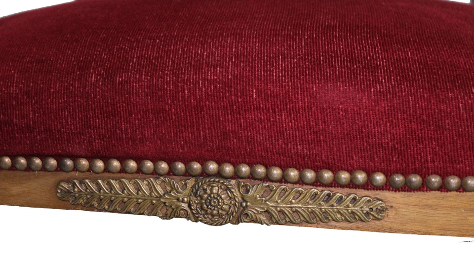 RARO PAR AUTÉNTICO DE SILLAS FRANCESAS SIGLO XIX BRONCE PERÍODO CONSULADO Foto 4 de 4