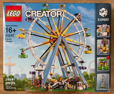 Lego CREATOR EXPERT 10247 ~ FERRIS WHEEL ~ 10 minifigures Retired New Sealed Box