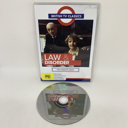 LEY Y DESORDEN: LA SERIE COMPLETA DVD Región 4 programa de televisión GC FRANQUEO GRATUITO - Imagen 4 de 4