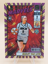 2025 Donruss WNBA #24 Hailey Van Lith Net Marvels Press Proof Purple