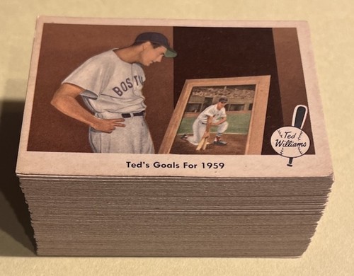 1959 Fleer Ted Williams Partial Set (78/80) Missing #2 & #68 High Grade!!