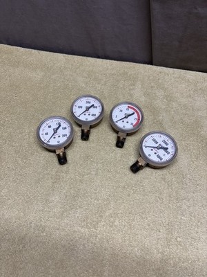 CPI LOT OF 4  Gauges ''Use No Oil'' ALL DIFFERENT