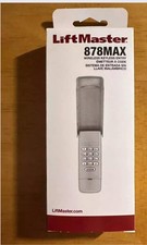 LiftMaster 878MAX Wireless Keyless Entry Flip Garage Door Keypad Gray 12-Button