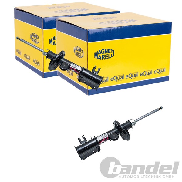 2X Magneti Marelli Gasdruck StoßDÄMpfer Vorne Passend FÜR Fiat 500X Jeep-image