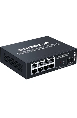 Compact 6-Port 2.5G Ethernet Switch - Ideal for NAS, AP, and PC Connectivity