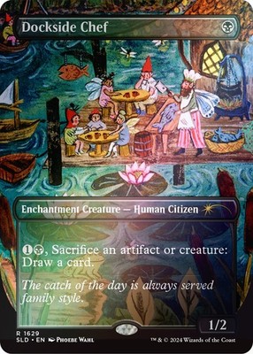 Dockside Chef (Rainbow Foil) #1629 (LP) Secret Lair Drop Series (SLD) MTG