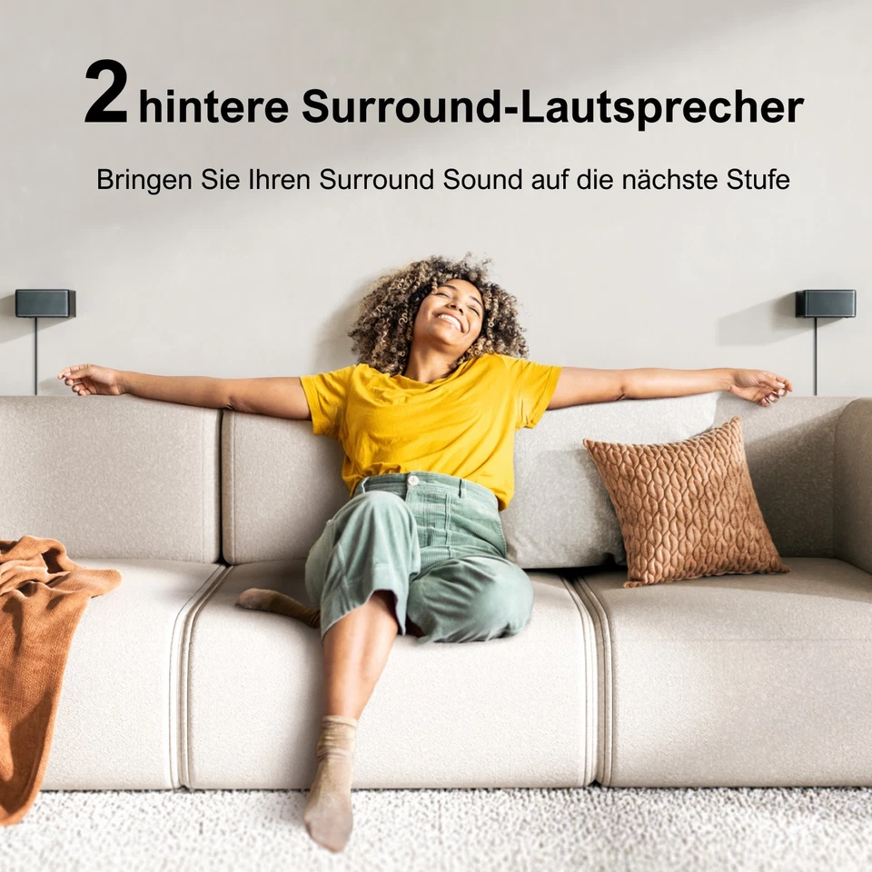 ULTIMEA Poseidon D70 7.1 Soundbar für TV mit 3D Surround Sound und App-Steuerung - Bild 4 von 4