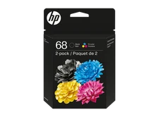 HP 68 2-Pack Black/Tri-color Original Ink Cartridge Combo, 6L6S2TN