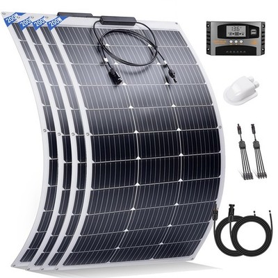 1000W 800W 400W Flexibel Solarmodul Solarpanel Kit Wohnmobil Balkonkraftwerk RV