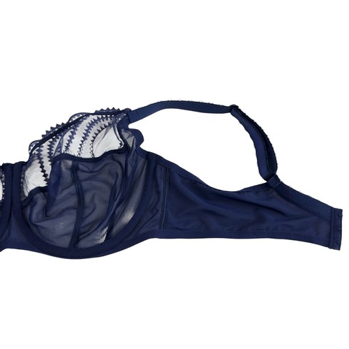 Wacoal Evocative Edge Underwire Sheer Bra 85530 Medieval Blue Women’s Size 42DD - Picture 8 of 15