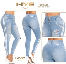 NYE JEANS COLOMBIANOS COLOMBIAN PUSH UP JEANS LEVANTA COLA BUTT LIFT