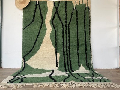 New Moroccan Beni Ourain Berber Wool Rug Color As Photos Design Area Carpet Rug