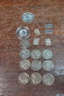 SILVER BULLION LOT-1-1/2 OZ ROUND/ONE 1/10 OZ ROUND/5-1 GRAM BARS/10 NICKELS #51