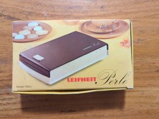 Vintage Table Top Sweeper Crumb Brush Leifheit Tischkehrer Perle & Box Germany