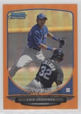2013 Bowman Prospects Chrome Orange Refractor 12/25 Luis Sardinas #BCP84 0st9