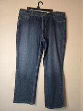 NWT Carhartt Men's 42 32 Jeans "Relaxed Fit" Rn 14806 Workwear Light Wash