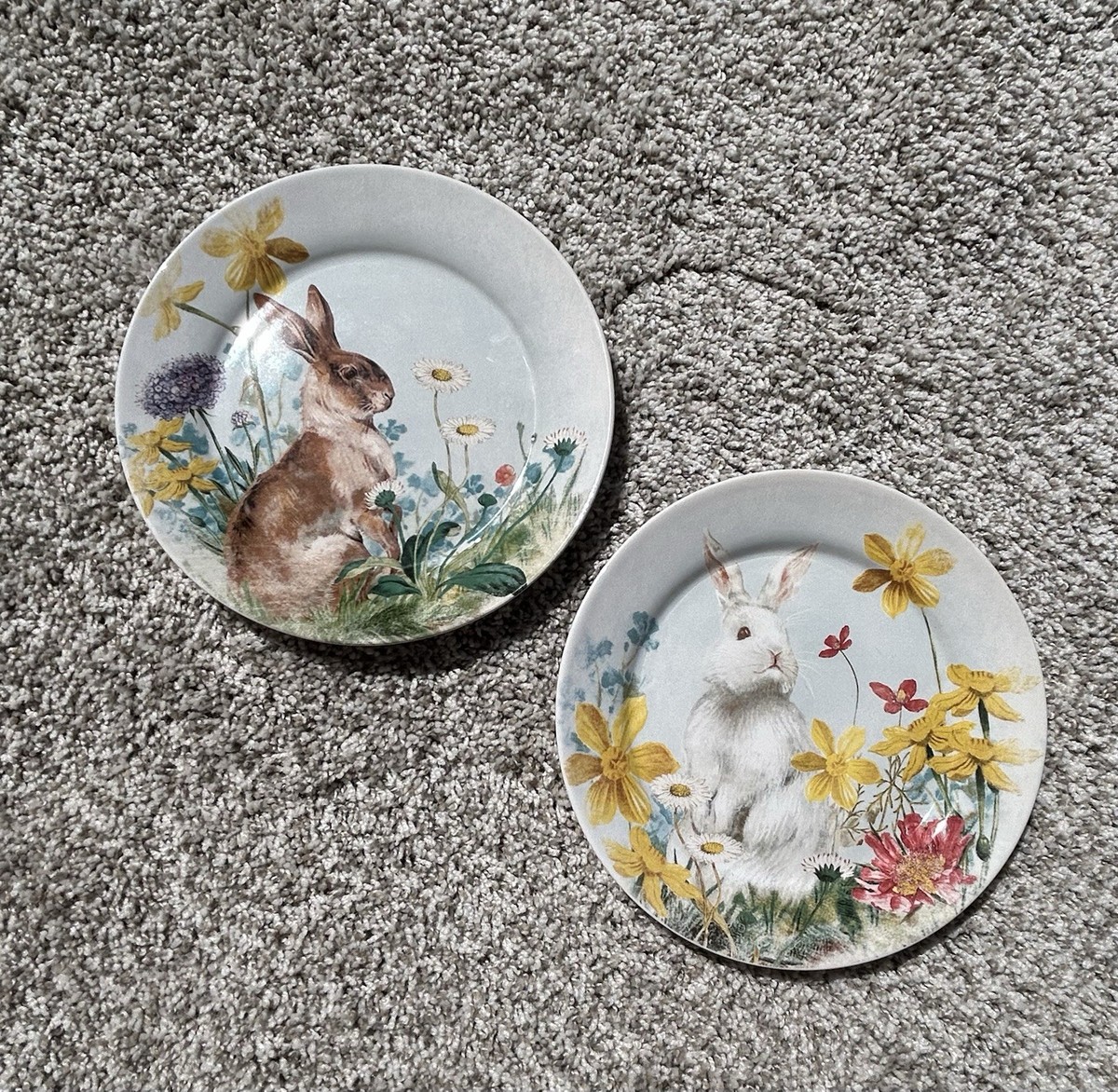 HOT Dinner Plates Pottery Barn Rabbit Plates Pottery Barn Mixed