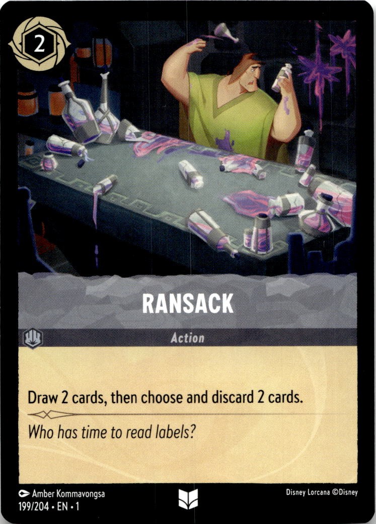 Ransack 199/204 Uncommon The First Chapter Lorcana Near Mint