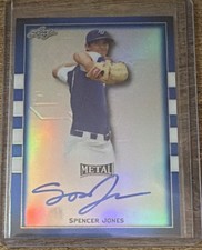 2018 Leaf Metal PG All-American Classic Spencer Jones BA-SJ1 Blue Auto /30