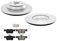 Rr Improved Performance Disc Brake Rotors Pads Fits Lincoln MKZ Hybrid 2013-2016