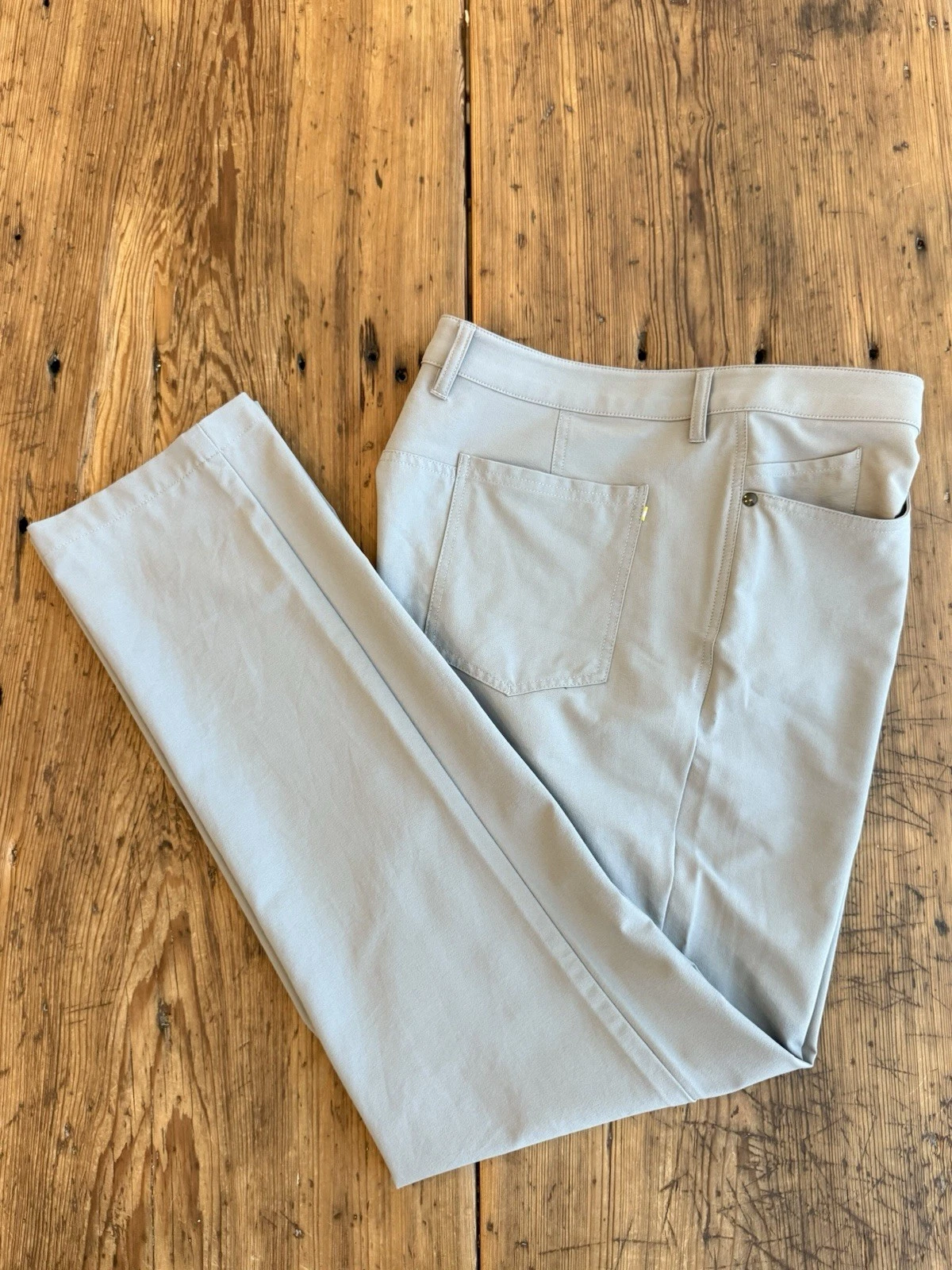 Olivers Pants Mens 36x32 Gray Golf Performance Stretch Nylon Flex Hybrid