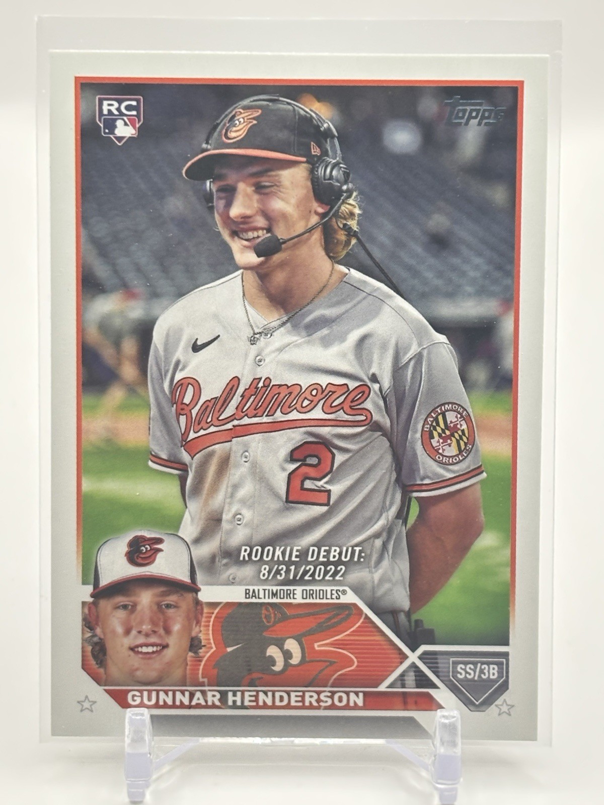 2023 Topps Update Series - Rookie Debut Gunnar Henderson #US18 (RC)