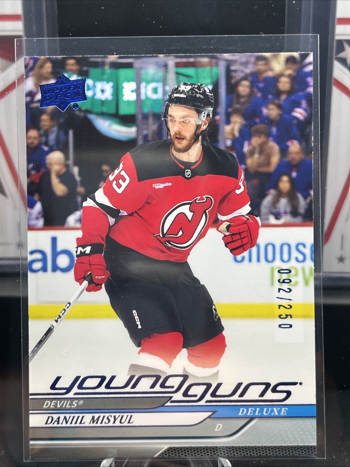 DANIIL MISYUL 2024-25 UPPER DECK SERIES 2 YOUNG GUNS DELUXE RC #479 #92/250