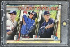 OZZIE ALBIES ALLARD ELLIS 2017 BOWMAN CHROME TALENT PIPELINE SUPERFRACTOR 1/1