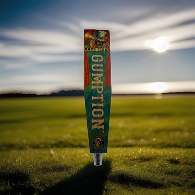 Wooden Gumption Hard Cider Tap Handle Handcrafted for Woodchuck Hard Cider Beer