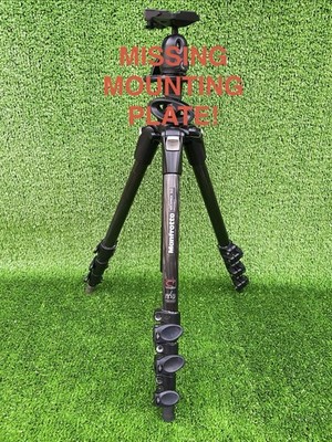 Manfrotto MT190CXPRO4 Carbon Fiber/Magnesium Tripod 494RC2 Head, NO MOUNT PLATE.