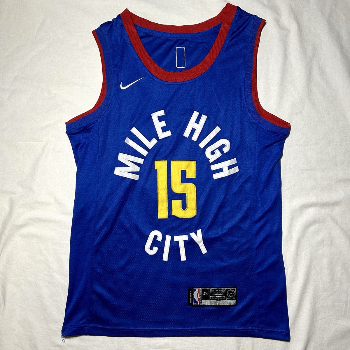 Nike Denver Nuggets Mile High City Nikola Jokic #15 Swingman Jersey Size  48 XL - Main Image