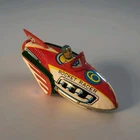 Vintage Rocket Racer Friction Tin Toy Schylling Friction  Tin Toy￼