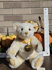 Steiff Teddy Bear Of The Year 2000- White Mohair, Perfect With Tags, No Box