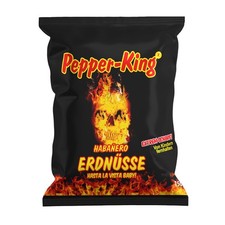 Pepper King Habanero Erdnüsse intensiv scharfer Geschmack Packung 150g