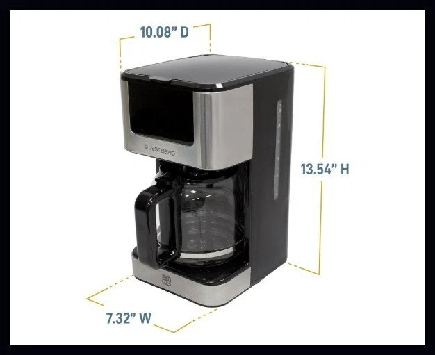 Westbend 12 Cup Programmable Iced& Hot Coffee Maker - Image 2 of 4