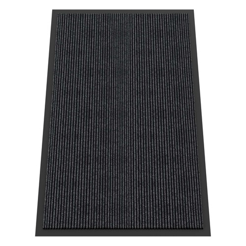 Indoor Outdoor Door Mat, 5’ x 3' Doormat for Entryway, Rubber Backing Non Sli...