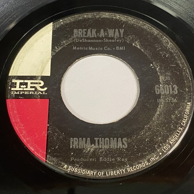 #ad #ad Irma Thomas: Break A Way Wish Someone Would Care 45 Imperial Northern Soul $10.00