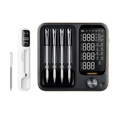 INKBIRD Smoker BBQ Thermometer Cooking 4-Probe 14BW With 1000ft/305m Mini 11ib