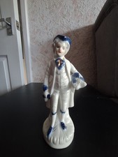 VINTAGE PORCELAIN REGENCY DRESSED FIGURINES ORNAMENTS