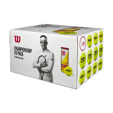 Wilson WRT100120DISP Championship Extra-Duty XD Tennis Ball, 20 Can Pack 60