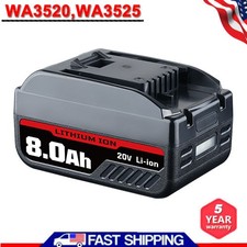 8.0AH 20V MAX Battery For WORX Extend Lithium 20 Volt WA3520 WA3525 WA3575 WG155