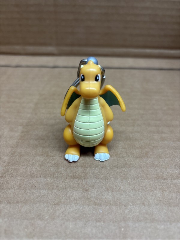 Vtg 1999 Burger King Premium PVC  Dragonite Keychain Dragon Flying Type Gen II