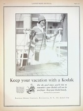 Original 1927 Vintage Recorder Ad: Ft. Cine Kodak Eastman Cine Kodak