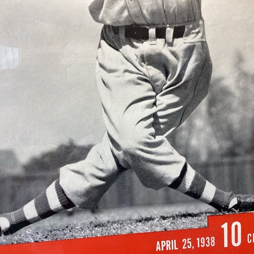 LIFE Magazine Cover April 25th 1938 Tom Winsett Los Angeles Dodgers Baseball Art - Picture 4 of 10
